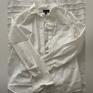 J. Crew Perfect Shirt in Cotton Poplin
